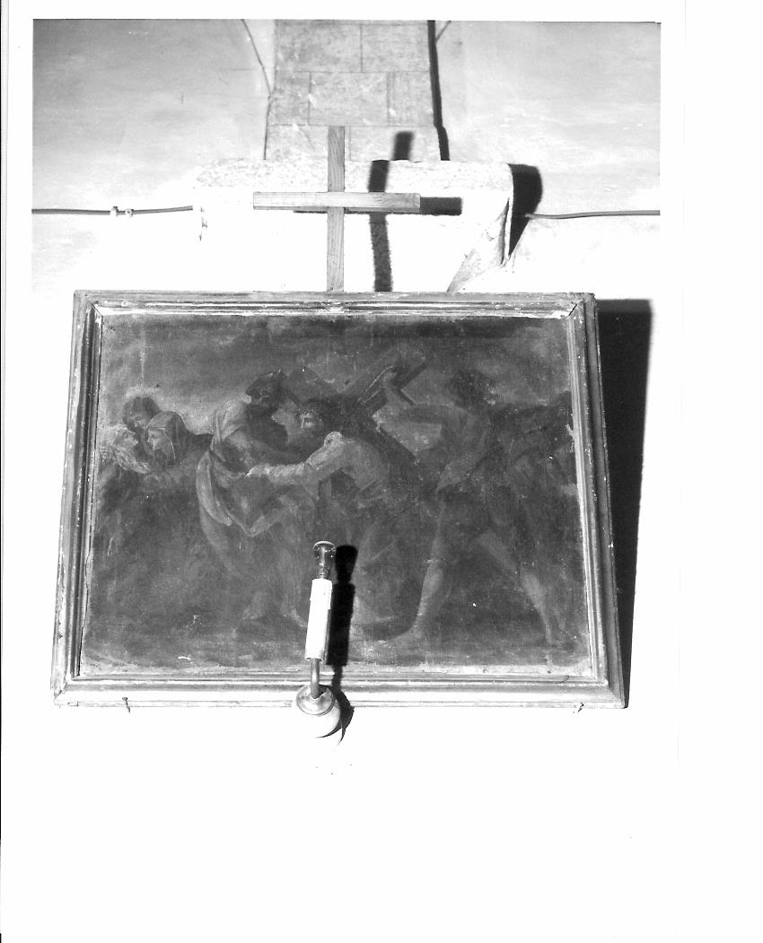 stazione VIII: Gesù consola le donne di Gerusalemme (dipinto, elemento d'insieme) - ambito marchigiano (fine/inizio secc. XVIII/ XIX)