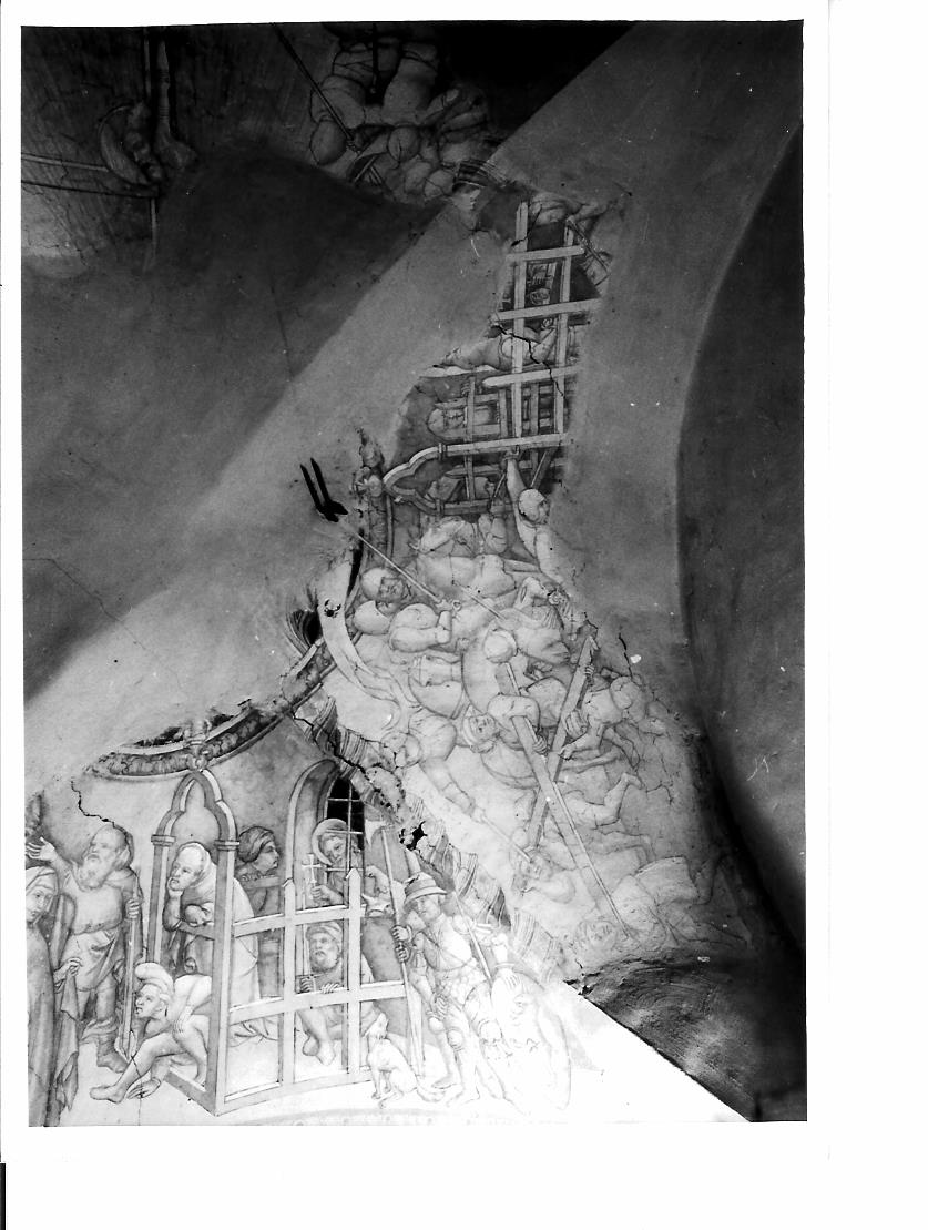 Sant'Andrea condotto al martirio (dipinto, elemento d'insieme) di Salimbeni Lorenzo (e aiuti) (fine/inizio secc. XIV/ XV)