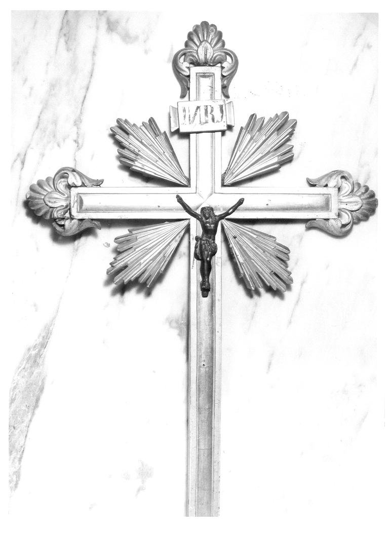 croce d'altare - bottega marchigiana (secondo quarto sec. XIX)