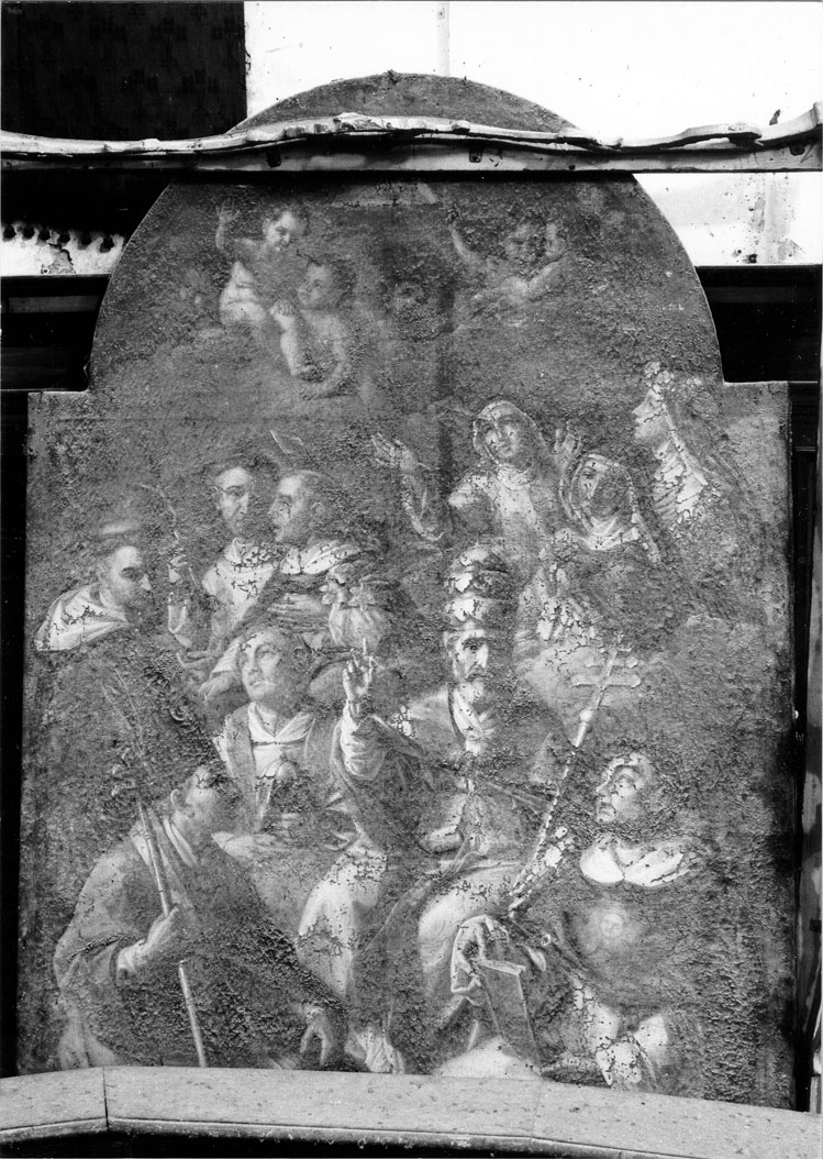 Santi (dipinto) di Monti Nicola Antonio (attribuito) (ultimo quarto sec. XVIII)
