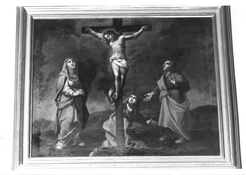 stazione IV: Gesù incontra la Madonna (Via Crucis, elemento d'insieme) - ambito marchigiano (prima metà sec. XVIII)