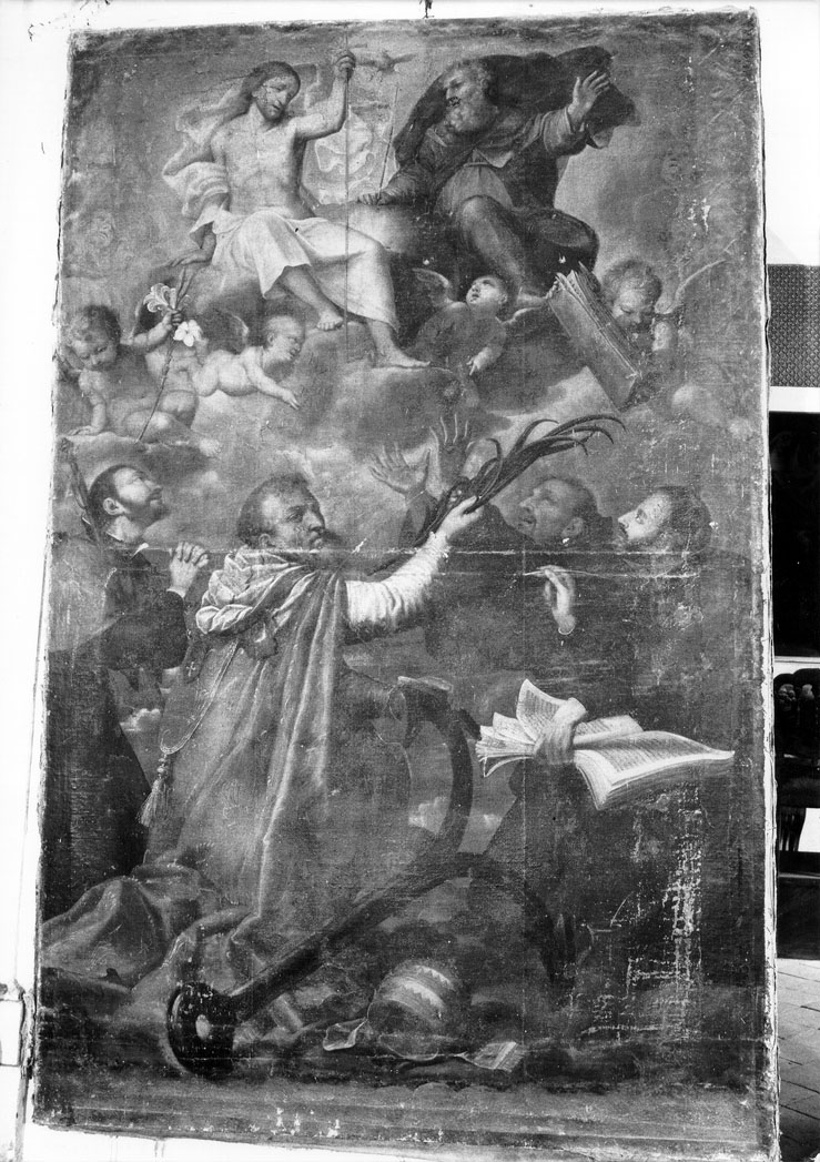 Trinità (dipinto) di Farelli Giacomo (attribuito) (sec. XVIII)