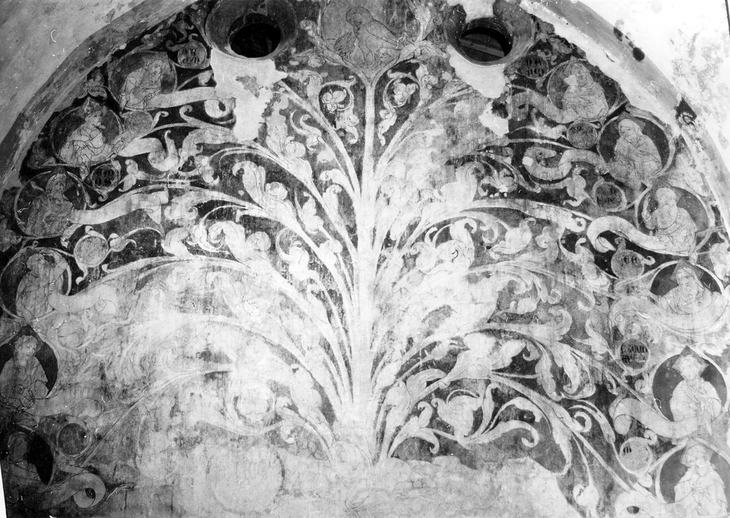 albero di Iesse (dipinto) di Salimbeni Lorenzo (attribuito) (fine sec. XIV)
