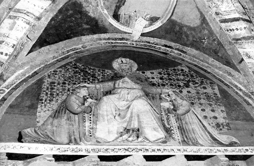 episodi della vita di Sant'Agostino (dipinto, ciclo) - ambito marchigiano (prima metà sec. XIV)