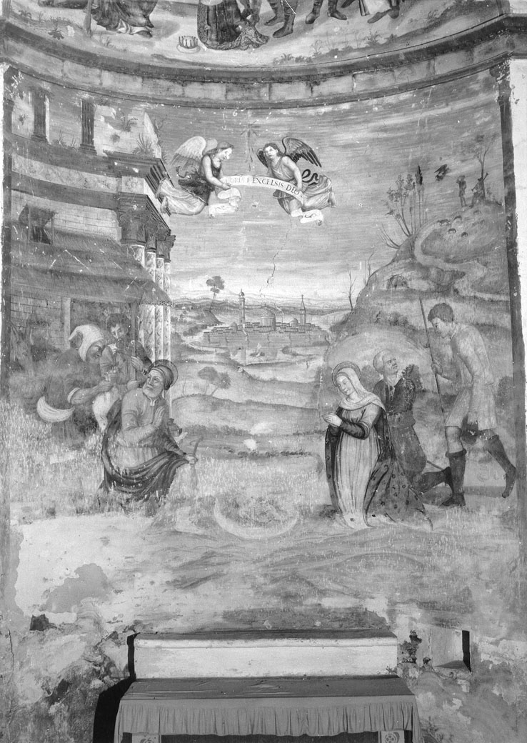 natività di Gesù (dipinto) - ambito marchigiano (metà sec. XVI)