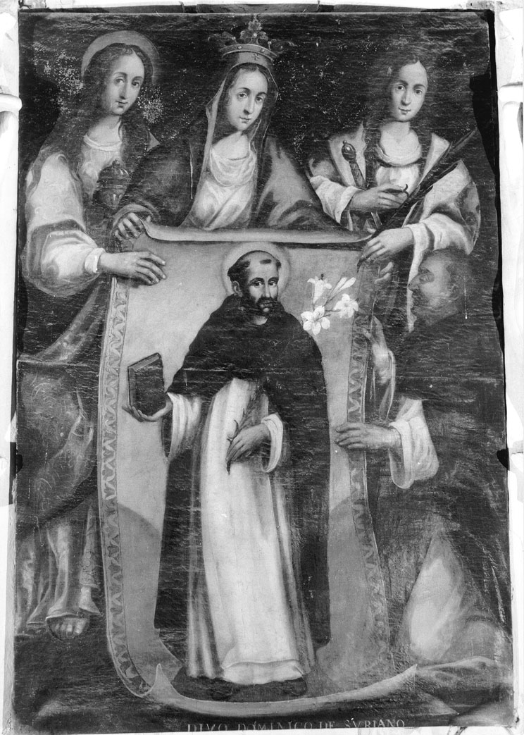 trasporto dell'immagine di San Domenico a un monaco di Soriano (dipinto, ciclo) di Marini Paolo (attribuito) (sec. XVII)