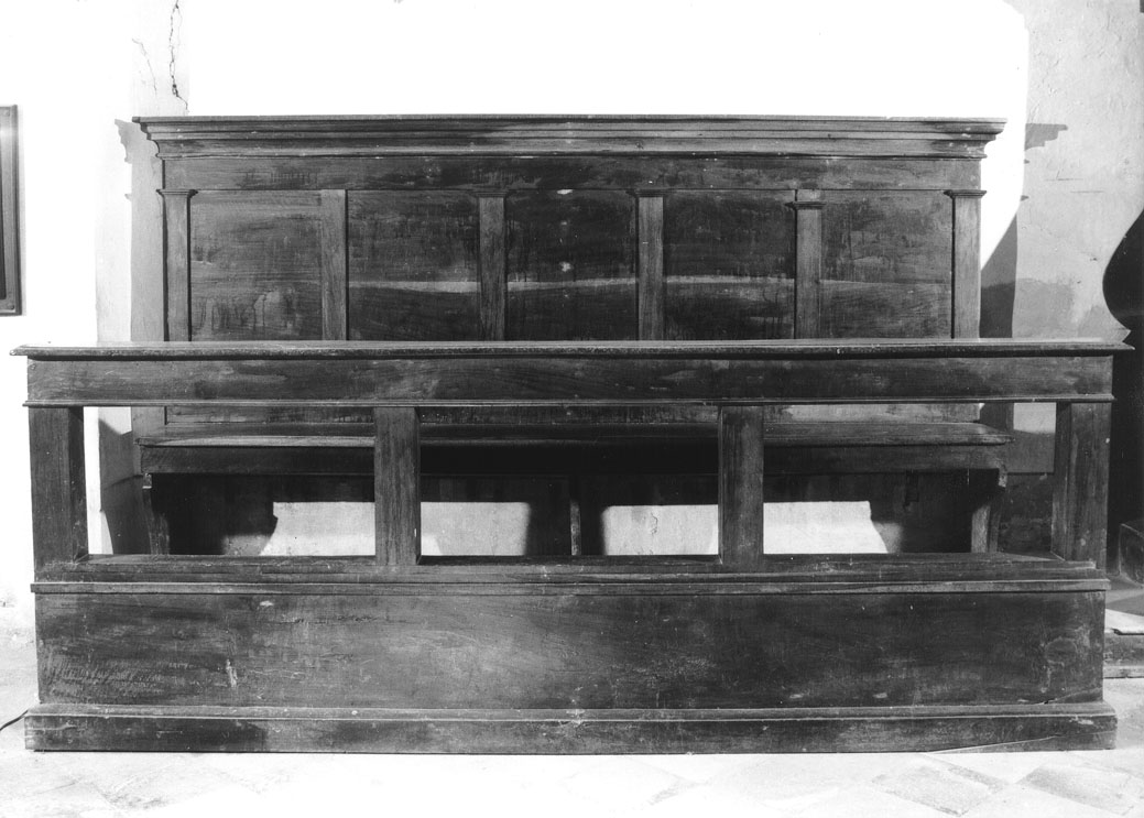 banco - manifattura marchigiana (seconda metà sec. XVIII)