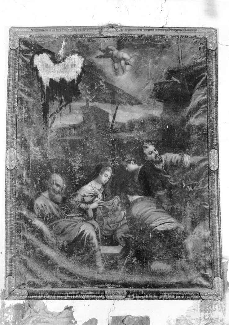 adorazione dei pastori (dipinto) - ambito Italia centrale (seconda metà sec. XVII)
