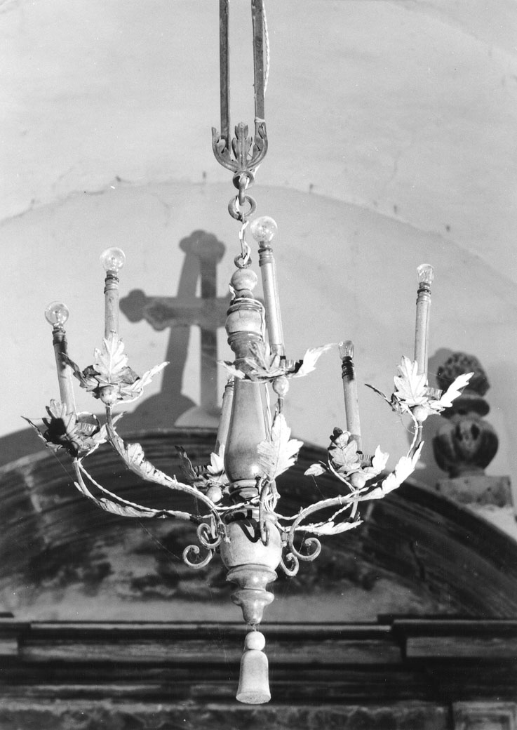 lampadario, serie - manifattura italiana (metà sec. XVIII)