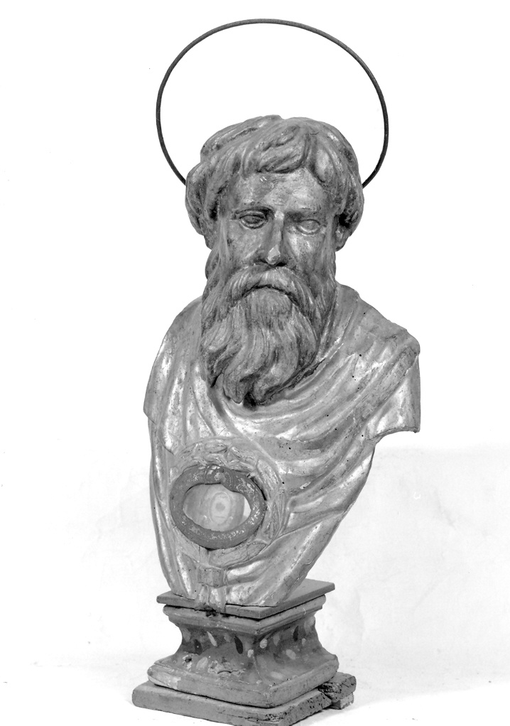 reliquiario - a busto - bottega marchigiana (sec. XVII)
