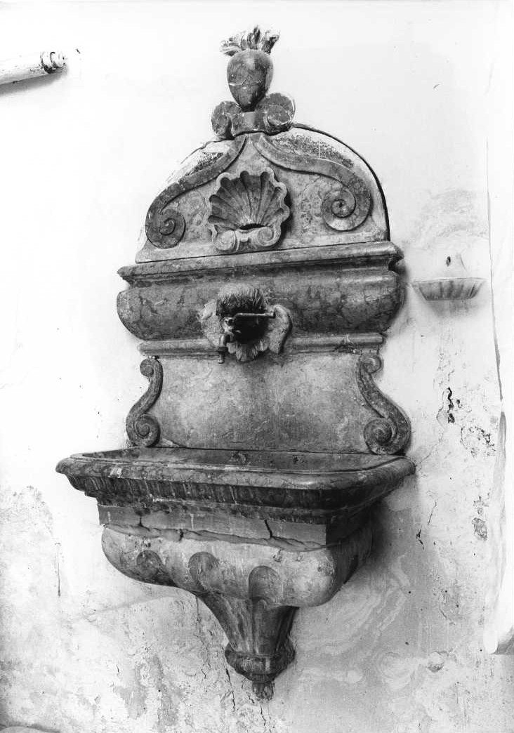lavabo da sacrestia - bottega marchigiana (sec. XVI)