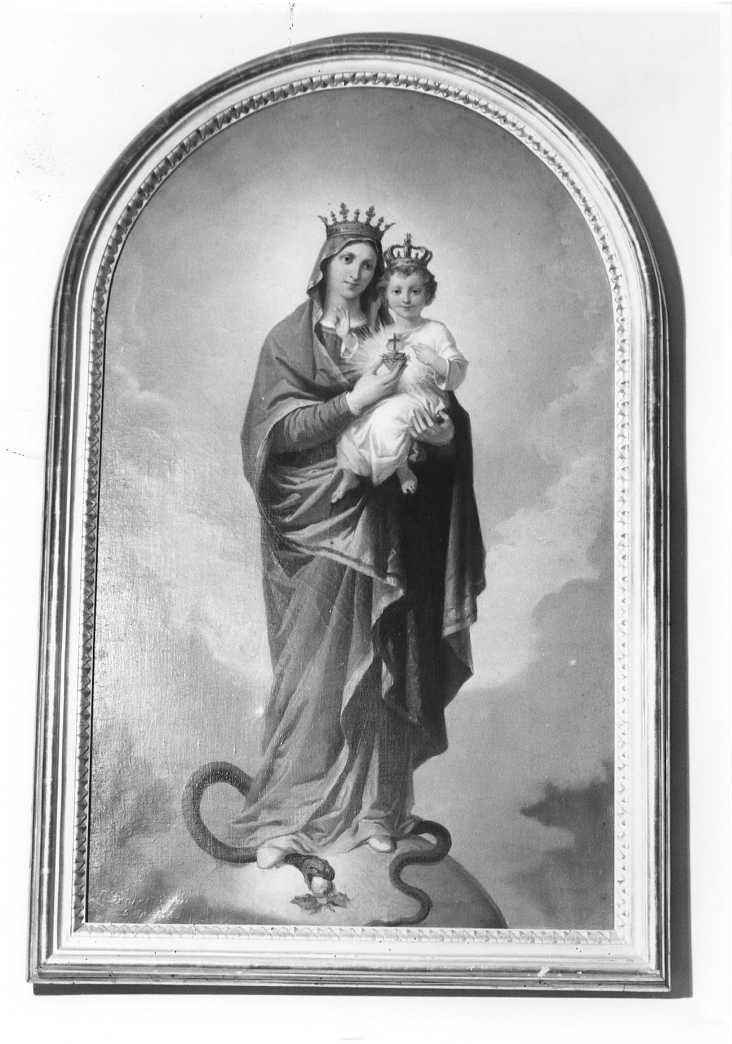 Maria ausiliatrice (dipinto) di Fontana Luigi (sec. XIX)