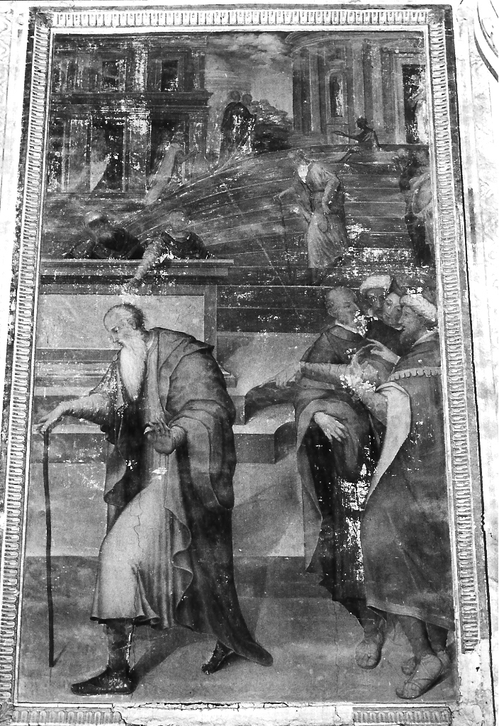 storie di San Gioacchino (dipinto, elemento d'insieme) di Ragazzini Giovan Battista (attribuito), Ragazzini Francesco (attribuito) (sec. XVI)
