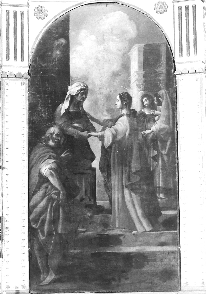 visitazione (dipinto) di Trasi Ludovico (sec. XVII)