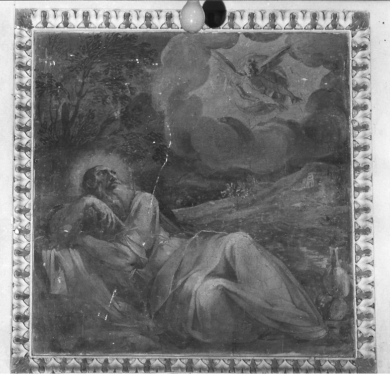 Elia profeta (dipinto, elemento d'insieme) di Gasparini Gaspare (seconda metà sec. XVI)