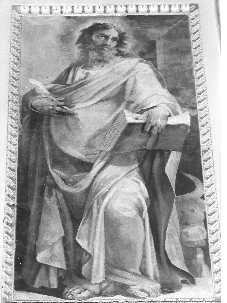 San Luca (dipinto, elemento d'insieme) di Gasparini Gaspare (seconda metà sec. XVI)