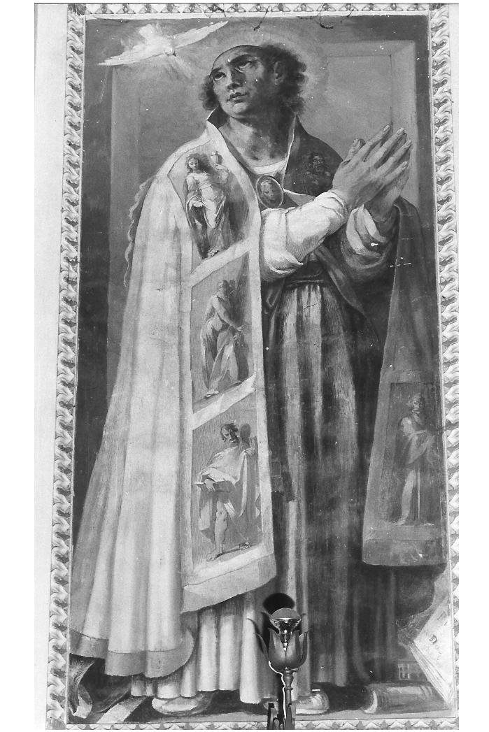San Gregorio Magno (dipinto, elemento d'insieme) di Gasparini Gaspare (seconda metà sec. XVI)
