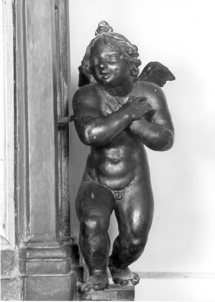angelo (scultura, elemento d'insieme) di Jacometti Pietro Paolo (prima metà sec. XVII)