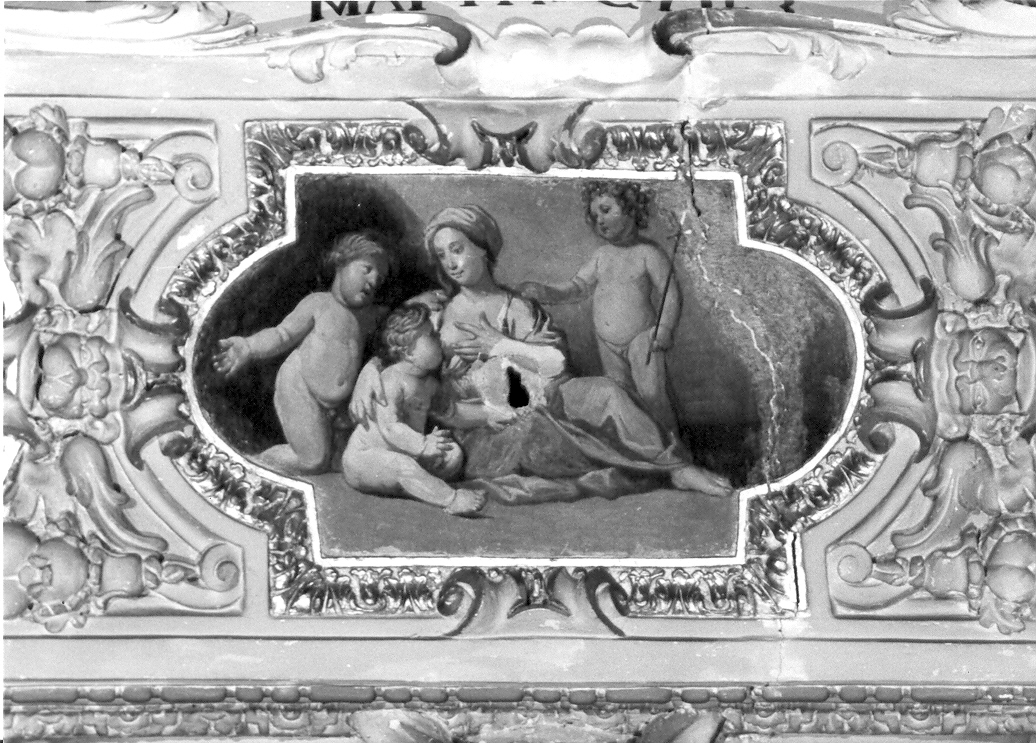 Carità (dipinto, elemento d'insieme) di Carosi Giovanni Antonio (attribuito) (sec. XVII)