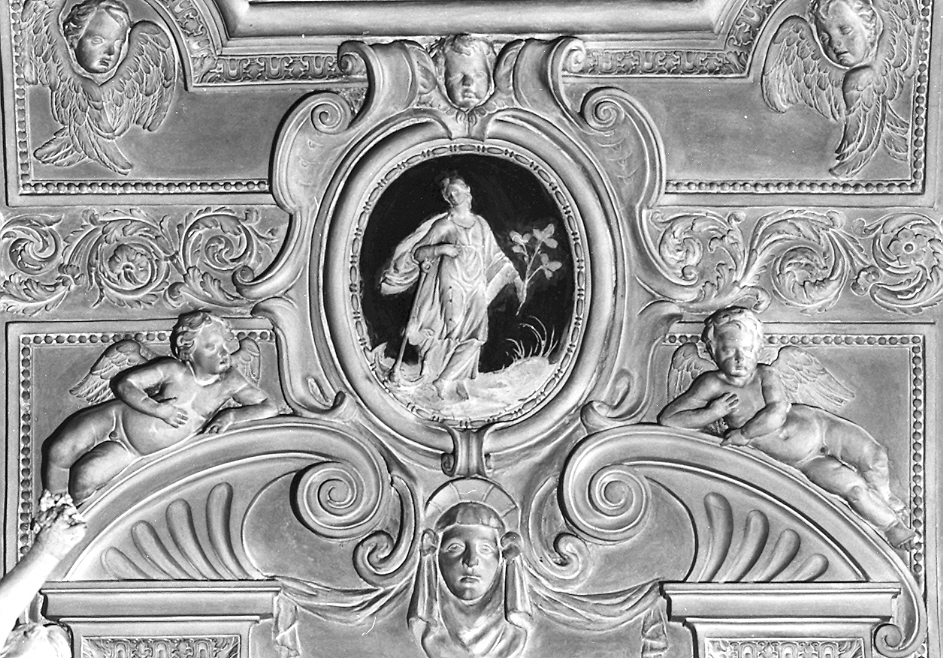 allegoria della Speranza (decorazione plastica) - manifattura di Casteldurante (fine sec. XVI)