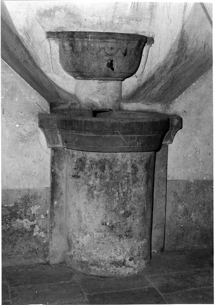 lavabo da sacrestia - bottega marchigiana (ultimo quarto sec. XVIII)