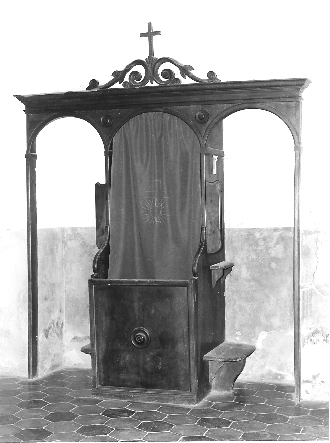 confessionale - bottega marchigiana (sec. XIX)