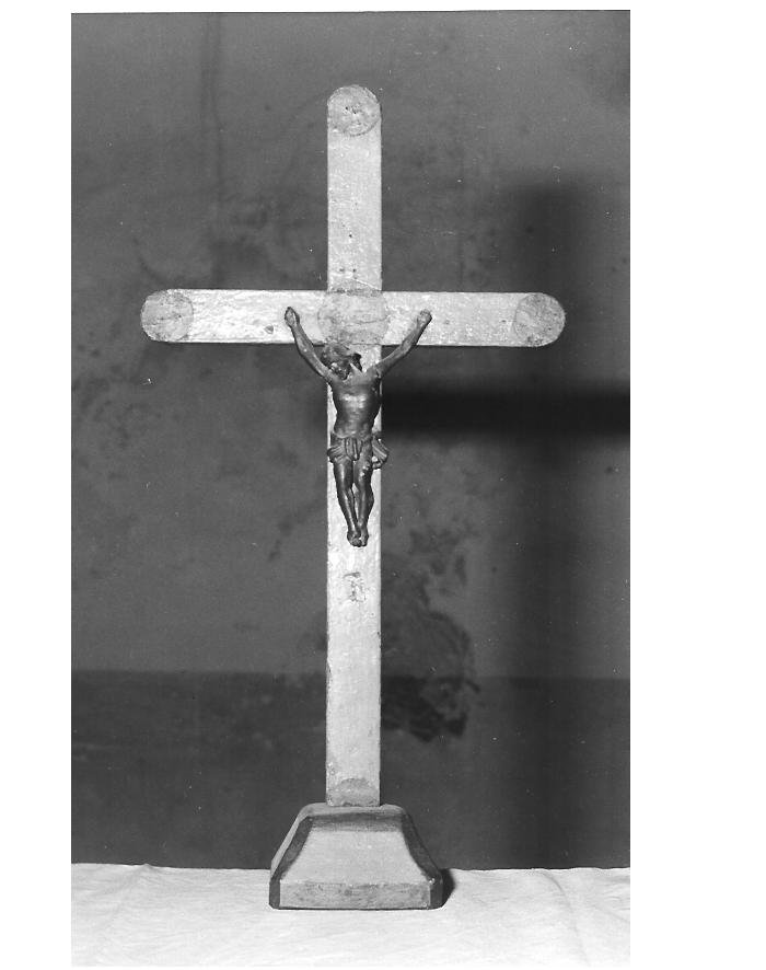 croce da tavolo - bottega marchigiana (fine/inizio secc. XIX/ XX)