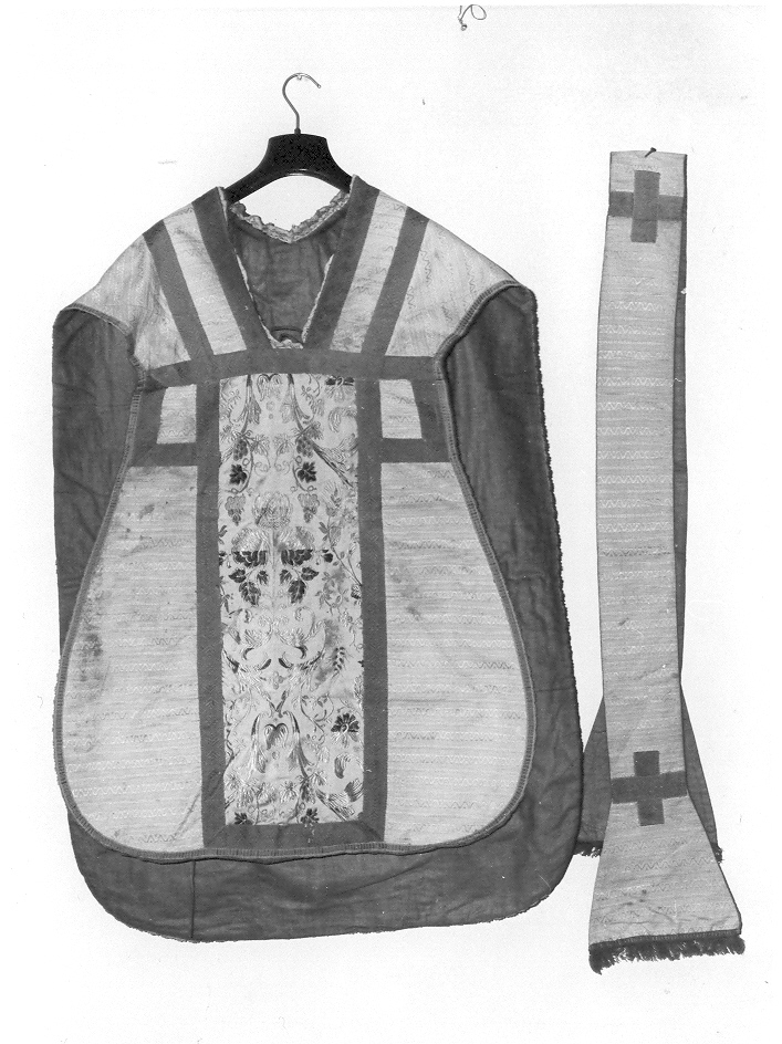 paramento liturgico, insieme - manifattura marchigiana (sec. XX)
