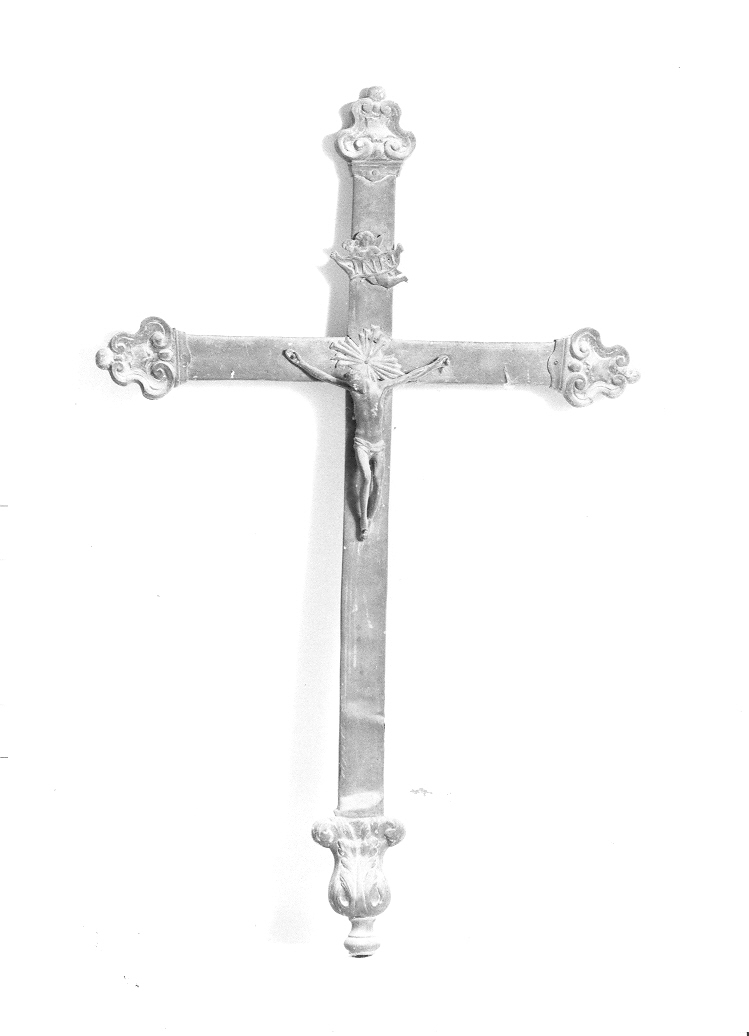 croce processionale - bottega marchigiana (seconda metà sec. XVIII)