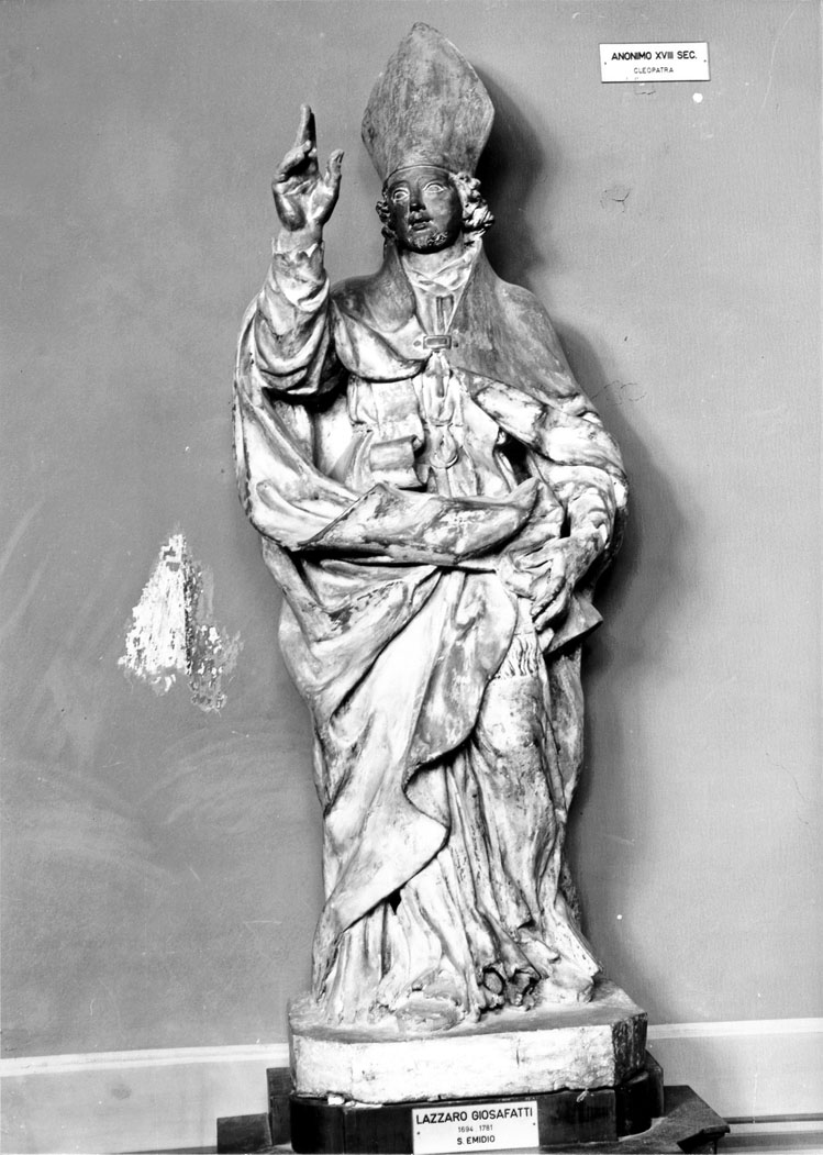 Sant'Emidio (statua) di Giosafatti Lazzaro (sec. XVIII)