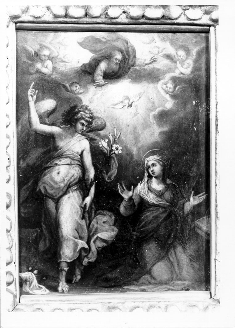 Annunciazione (dipinto) di Maratta Carlo (cerchia) (fine/inizio secc. XVII/ XVIII)