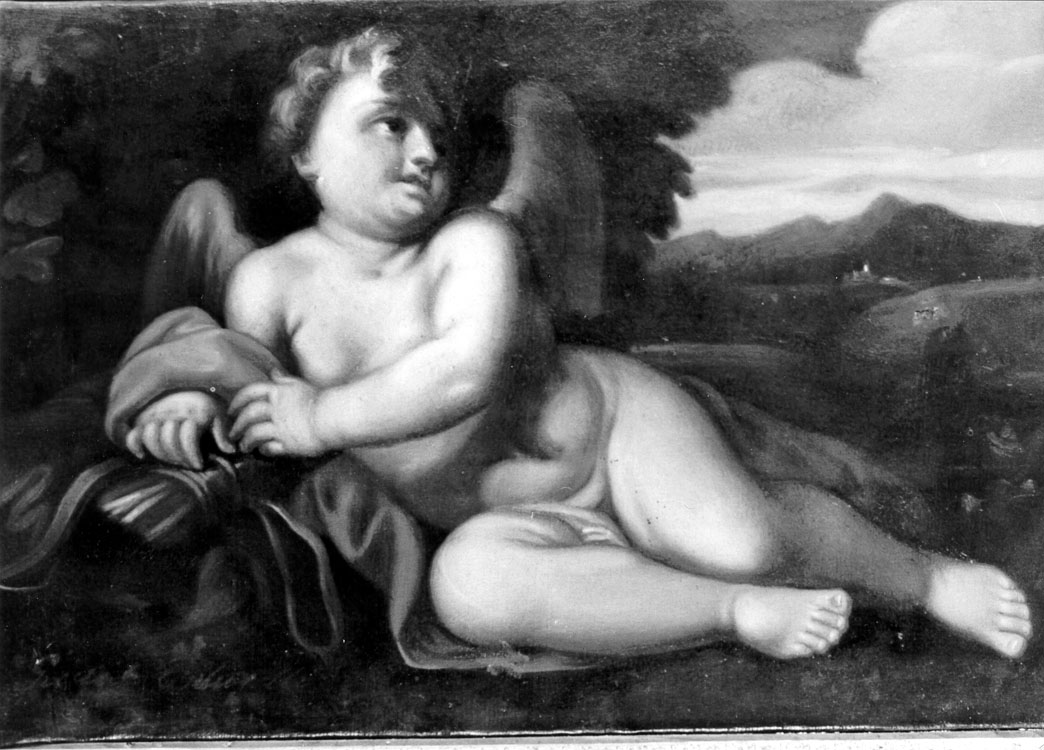 putto (dipinto) di Centurelli Giulia (sec. XIX)