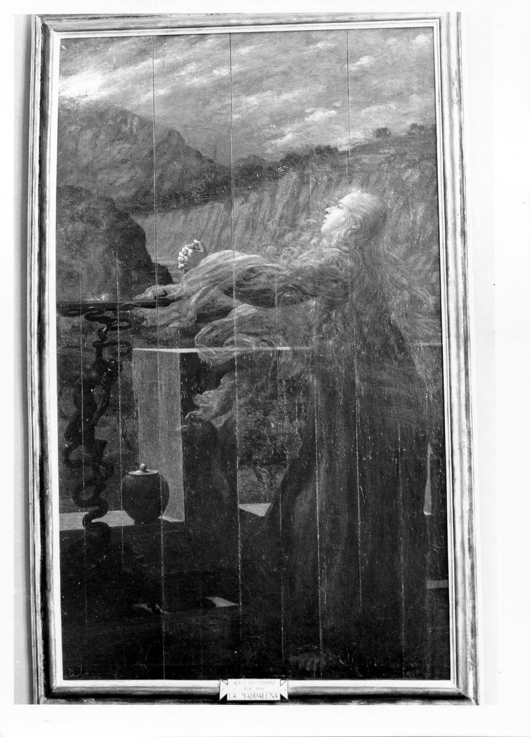 Santa Maria Maddalena (dipinto) di Mussini Augusto detto fra' Paolo (sec. XX)