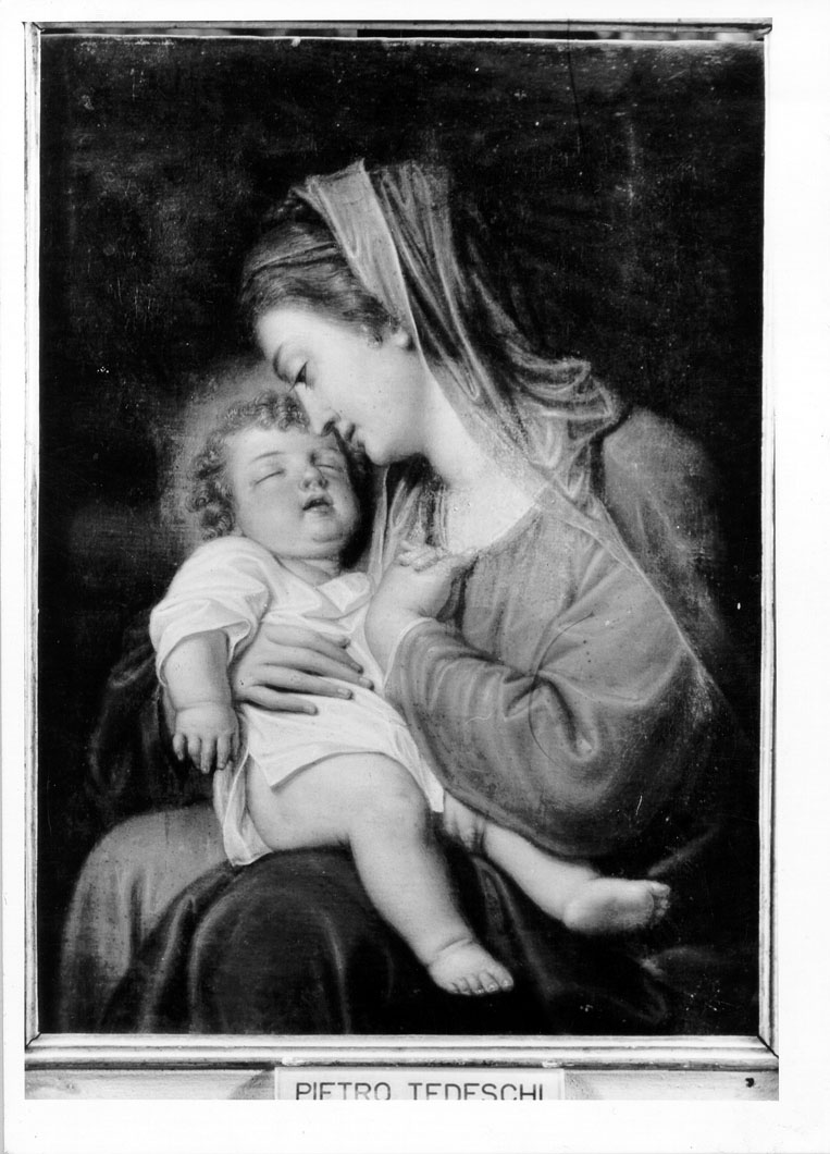 Madonna con Bambino (dipinto) di Tedeschi Pietro (sec. XVIII)