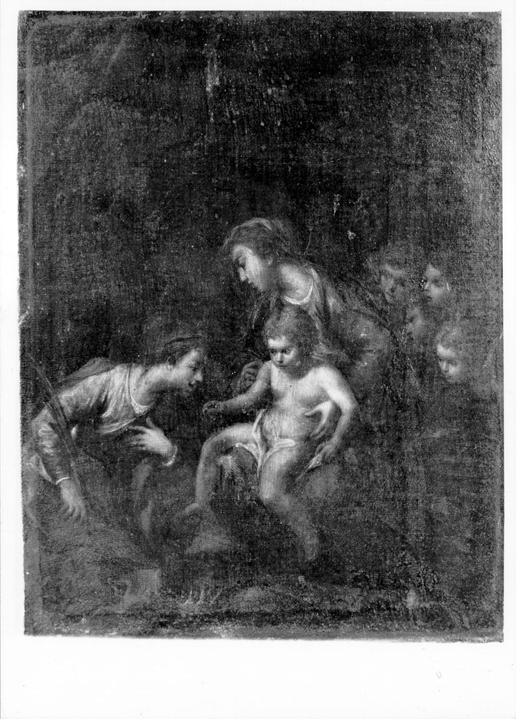 matrimonio mistico di Santa Caterina d'Alessandria (dipinto) - ambito italiano (seconda metà sec. XVII)