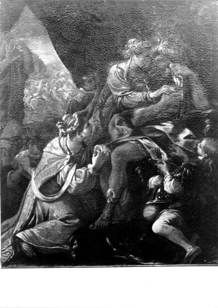 morte di Mitridate (dipinto) di Canuti Domenico Maria (attribuito) (sec. XVII)
