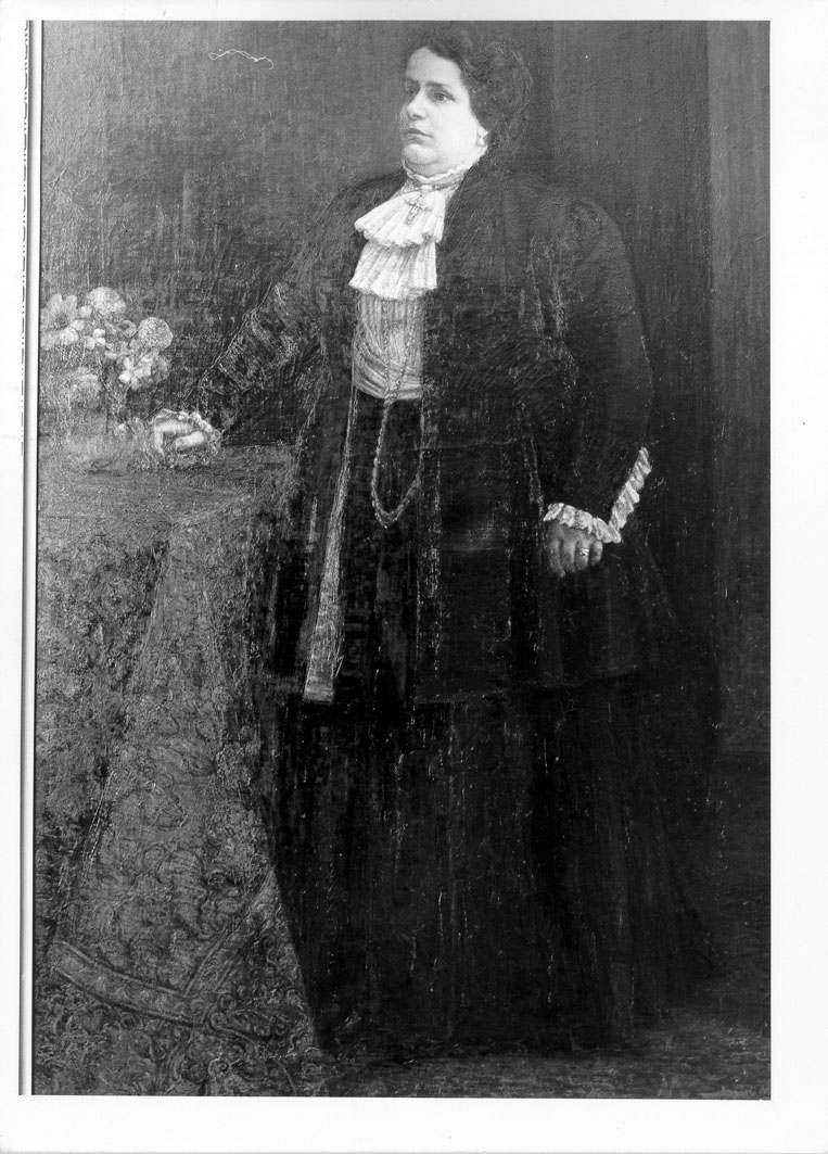 ritratto di Gilda Sestili Mancini (dipinto) di Mussini Augusto detto fra' Paolo (sec. XX)