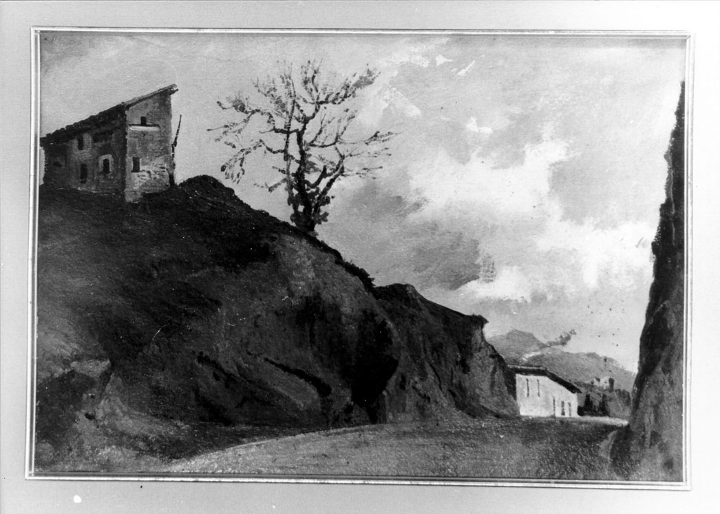Forca della Vena, veduta di Ascoli Piceno (dipinto) di Gabrielli Giulio (seconda metà sec. XIX)