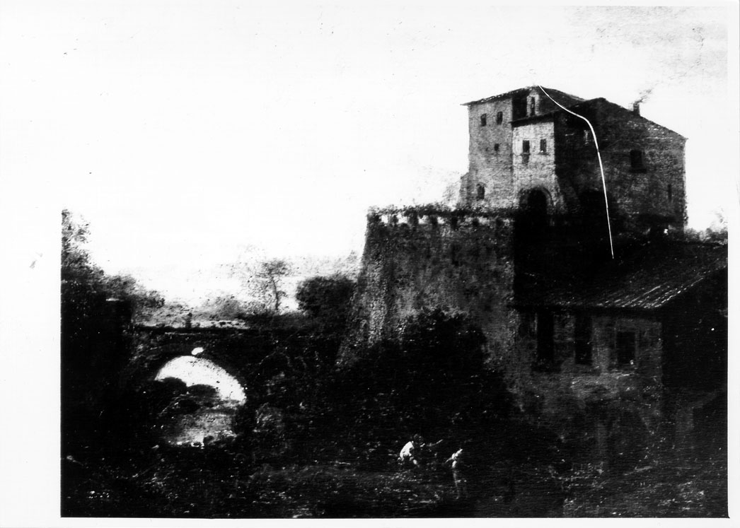 paesaggio con figure (dipinto) - ambito Italia centrale (sec. XVII)