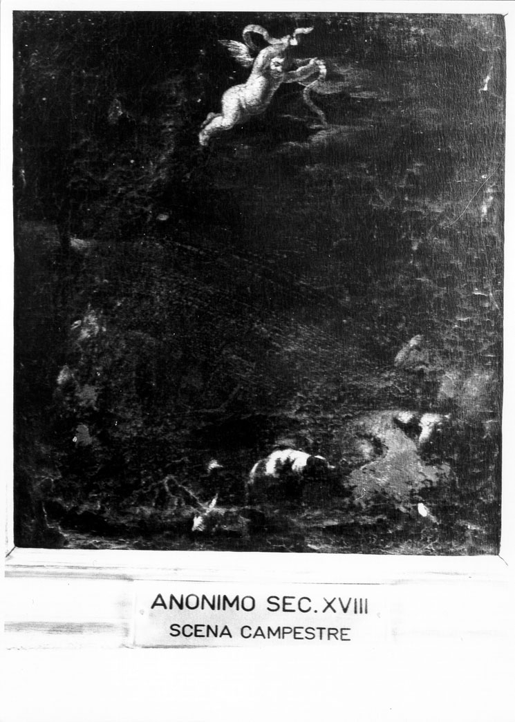 annuncio ai pastori (dipinto) - ambito Italia centrale (fine/inizio secc. XVII/ XVIII)