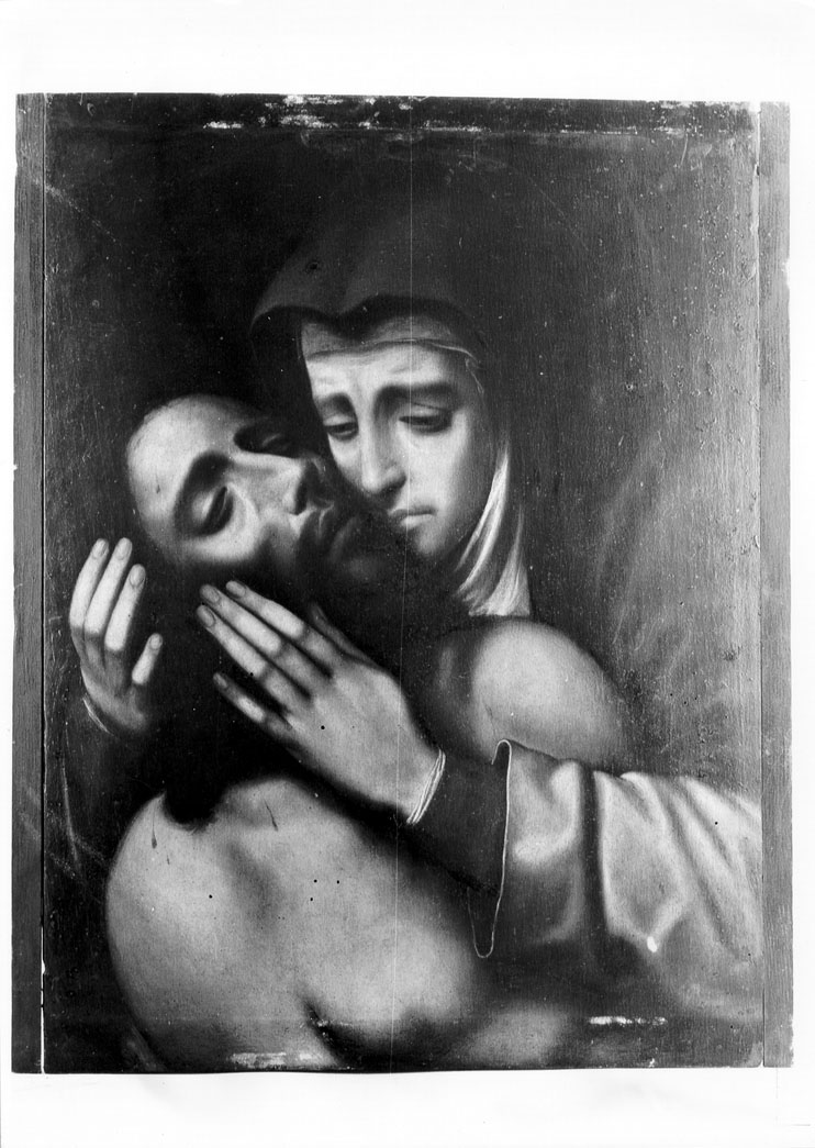 pietà (dipinto) di De Morales Luis (scuola) (sec. XVI)