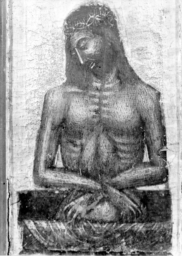 Cristo in pietà (dipinto) - ambito marchigiano (sec. XV)