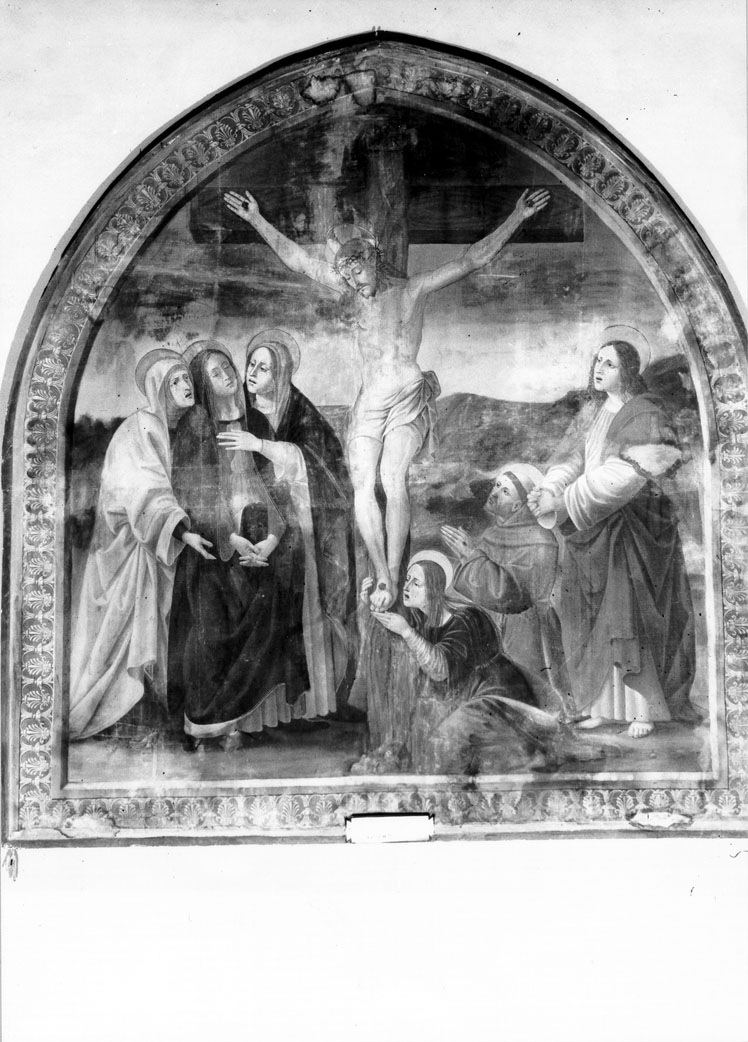 crocifissione di Cristo (dipinto) di Filotesio Nicola detto Cola dell'Amatrice (primo quarto sec. XVI)