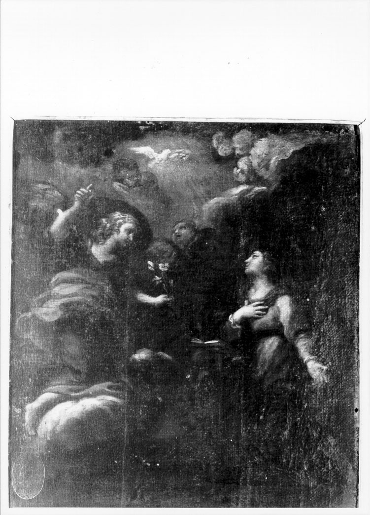 Annunciazione (dipinto) di Cignani Felice (attribuito) (secc. XVII/ XVIII)