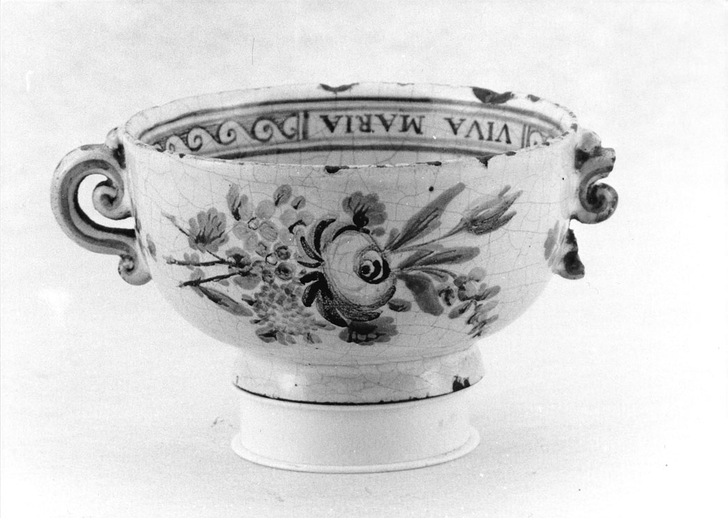 coppetta - manifattura marchigiana (sec. XIX)