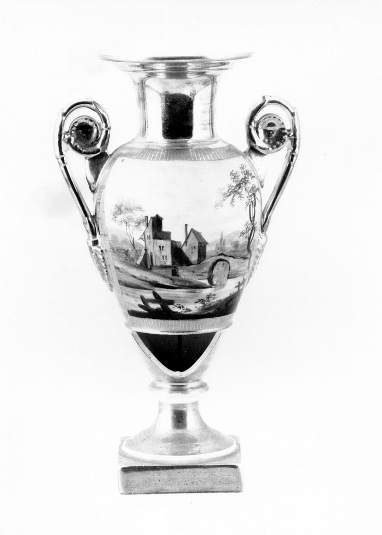 vaso - manifattura francese (prima metà sec. XIX)