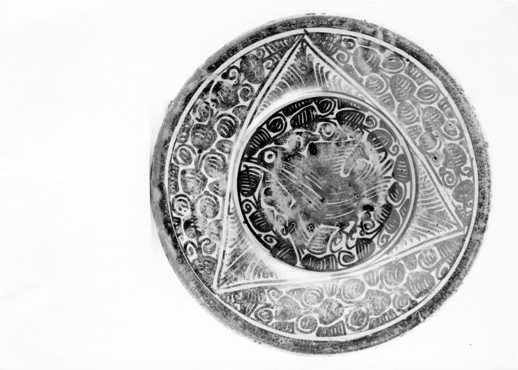 piatto - manifattura spagnola, manifattura moresca (sec. XVII)