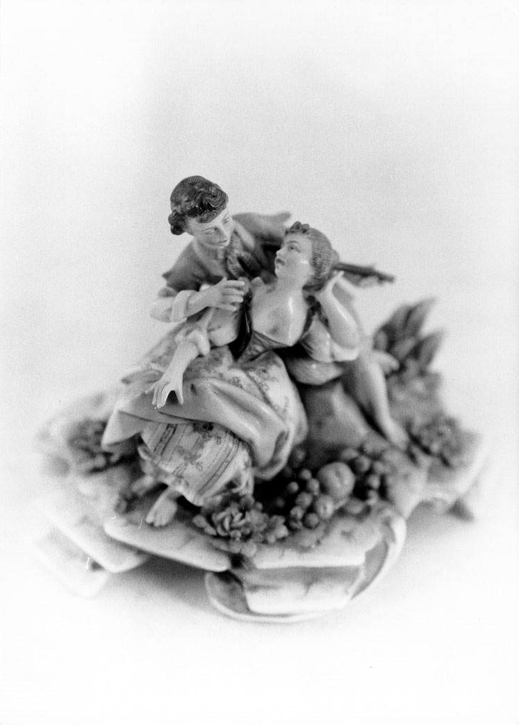 gruppo scultoreo - manifattura di Meissen (sec. XIX)