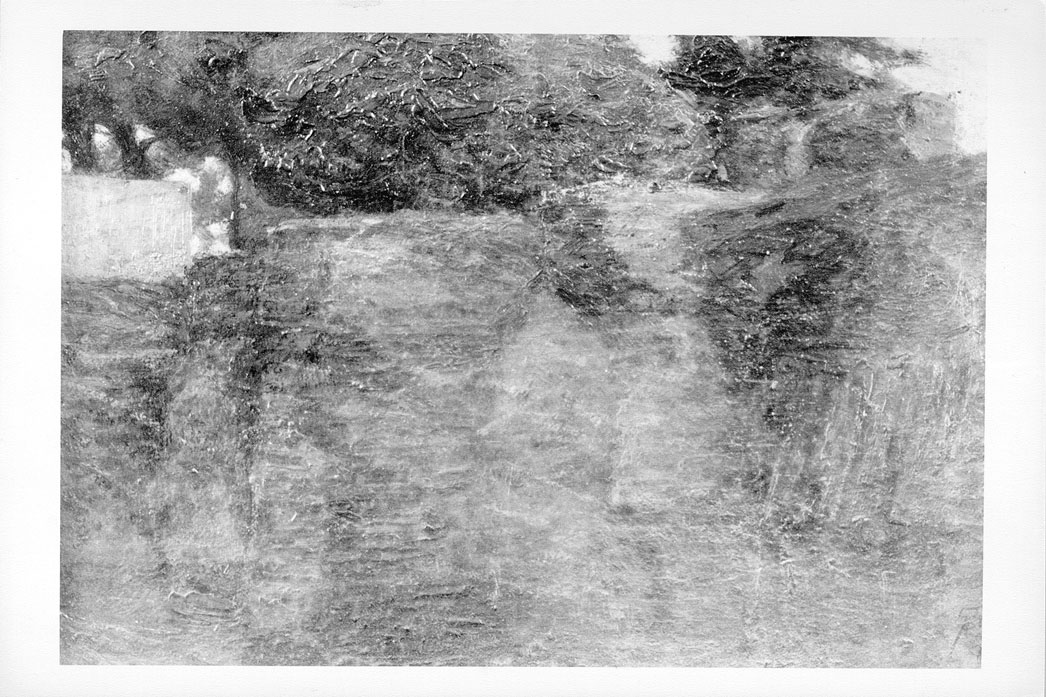 paesaggio con rovine (dipinto) di Crema Giovanni Battista (sec. XX)