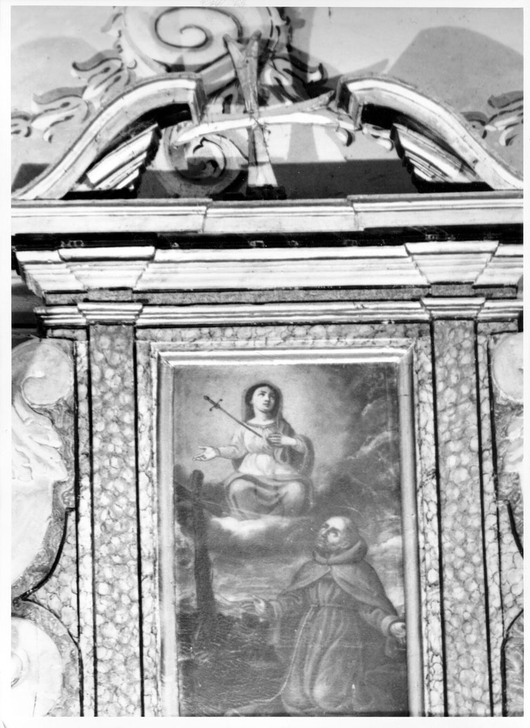 Madonna Addolorata e San Pietro d'Alcantara (dipinto) - ambito marchigiano (sec. XVIII)
